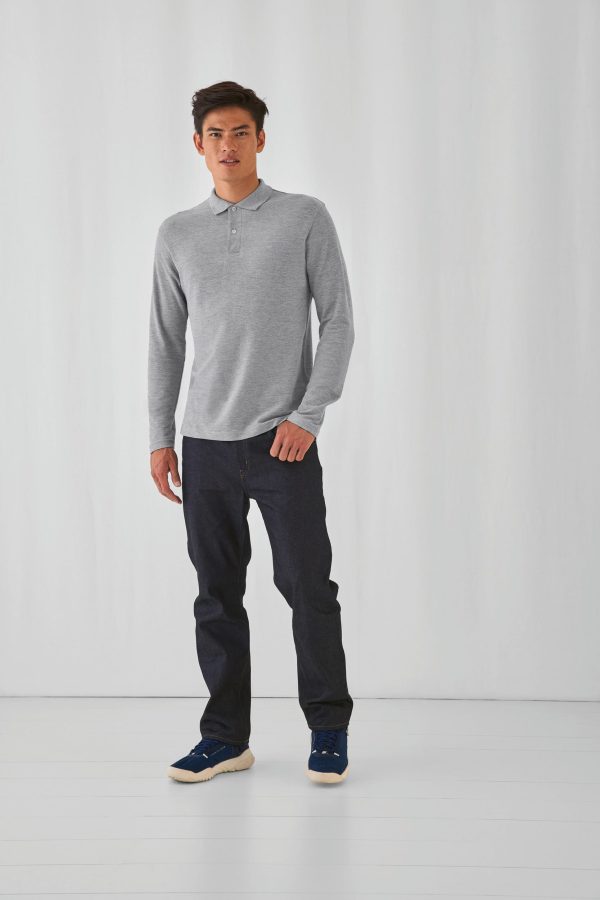 Polo homme ID.001 manches longues – Image 2