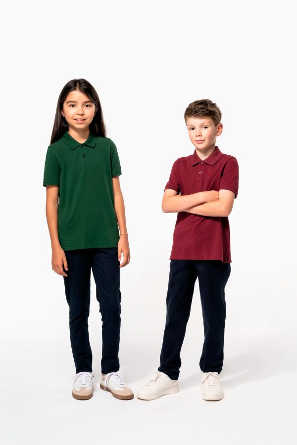 Polo piqué Bio180 enfant – Image 4