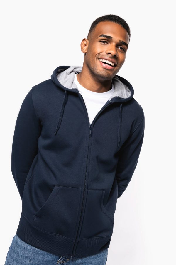 Sweat-shirt zippé capuche unisexe – Image 9