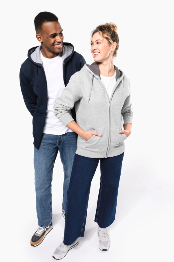 Sweat-shirt zippé capuche unisexe – Image 13