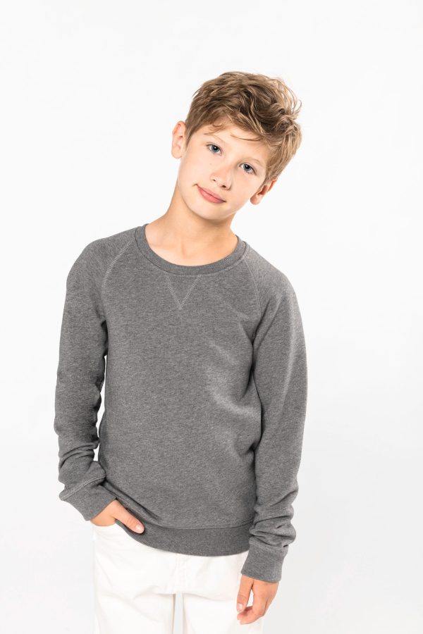 Sweat-shirt Bio manches raglan enfant – Image 2
