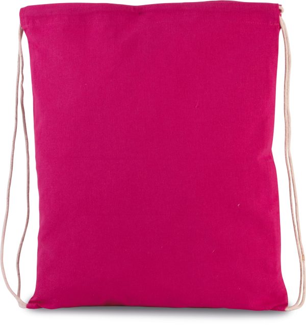 Petit sac à dos en coton bio avec cordelettes – Image 2