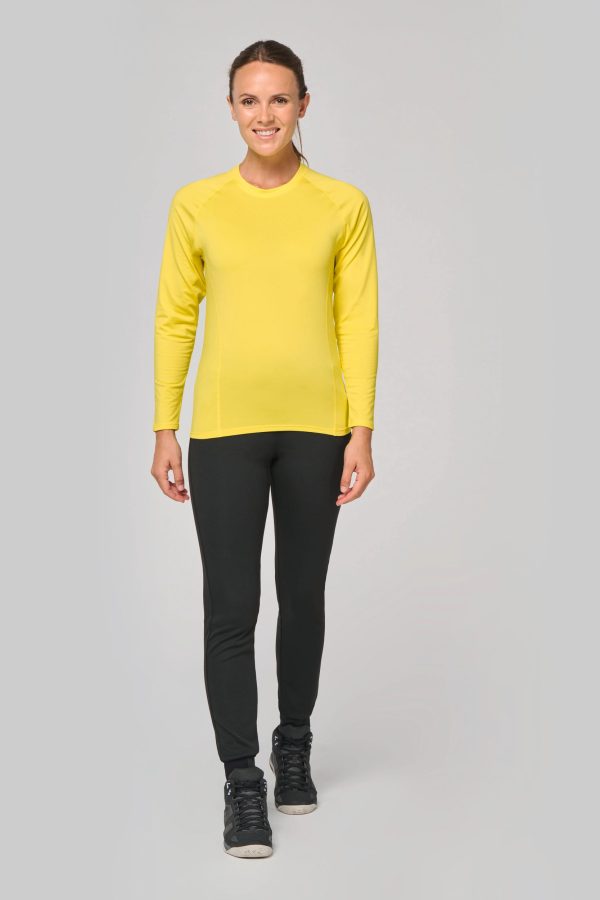 T-shirt double peau sport manches longues unisexe – Image 11