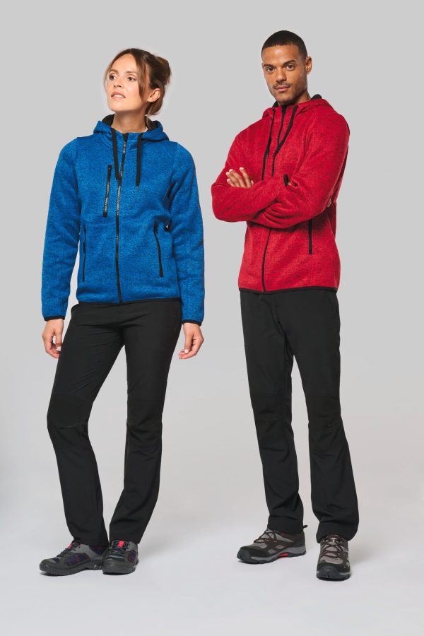 Veste à capuche chinée femme – Image 5