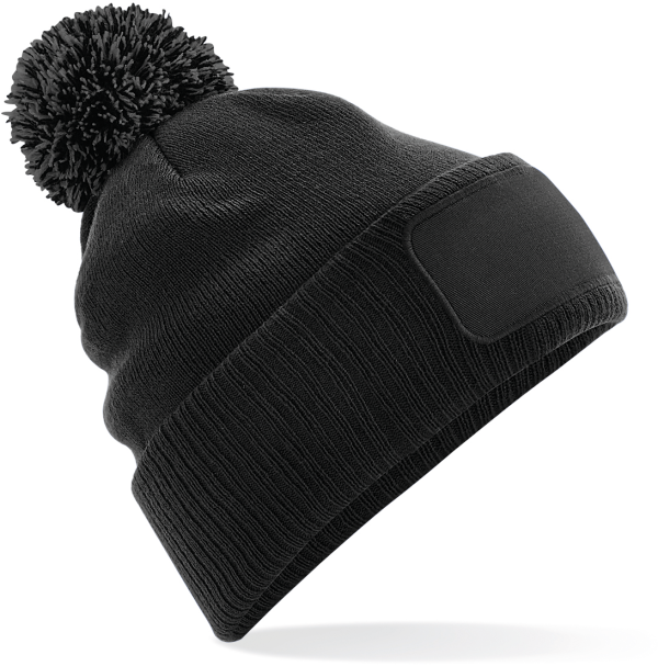 Bonnet à pompon patch Snowstar® – Image 2