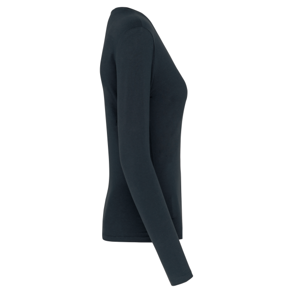 T-shirt col V manches longues femme – Image 30