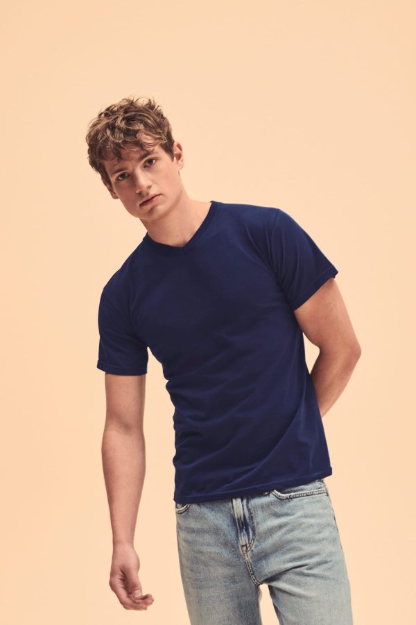 T-shirt homme col v Valueweight (61-066-0)