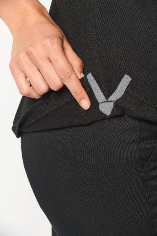 Polo bicolore écoresponsable manches courtes unisexe – Image 14